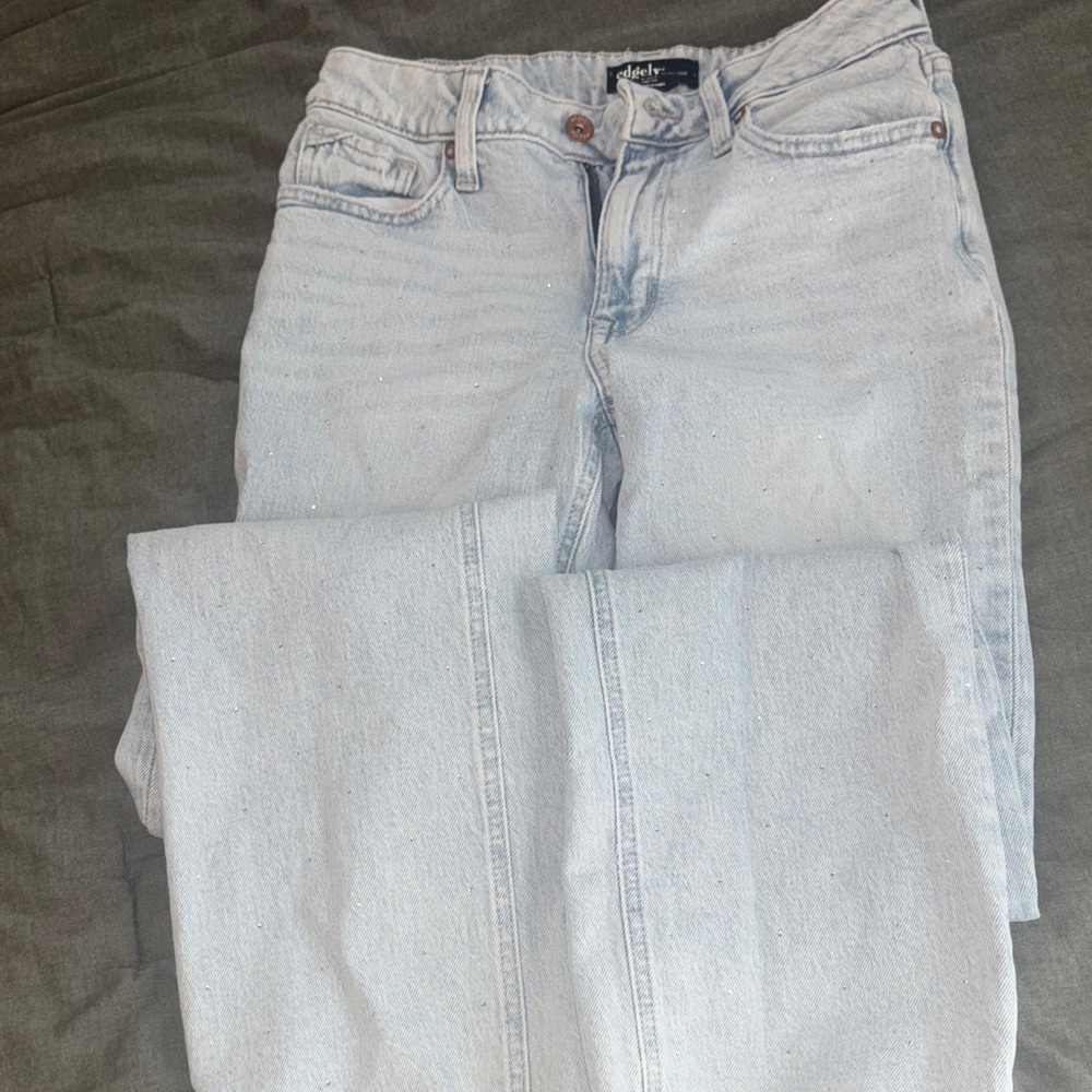 Edgely Jeans Light Wash Straight Leg